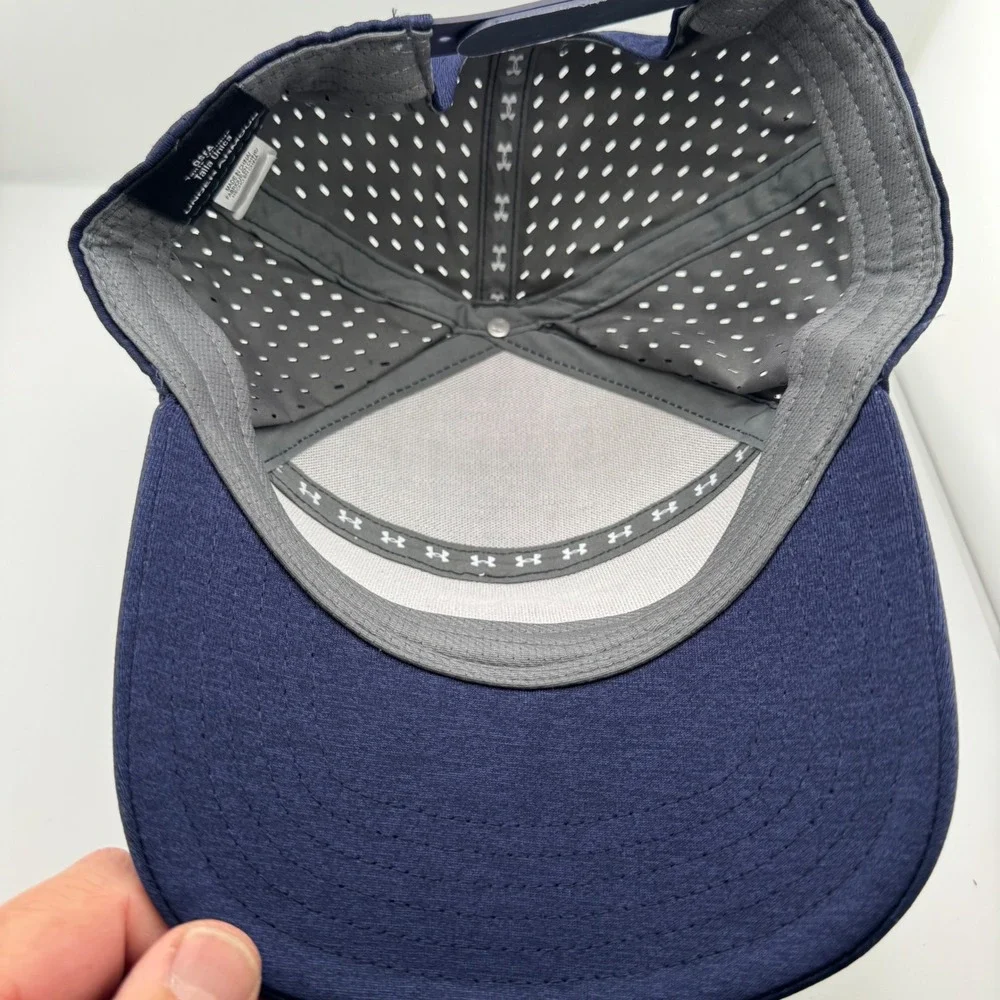 Under Armour Auburn Tigers Hat Mens OSFA Navy White Excellent Snapback UC1958